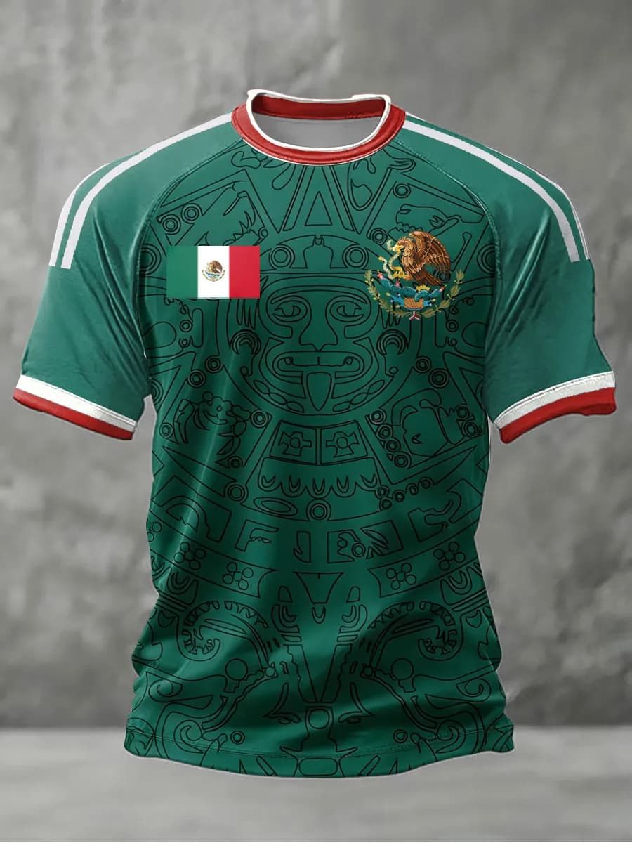 Mens Fashion Mexico - 2026年 メンズ メキシコ 3Dプリント サッカーユニフォーム 速乾
