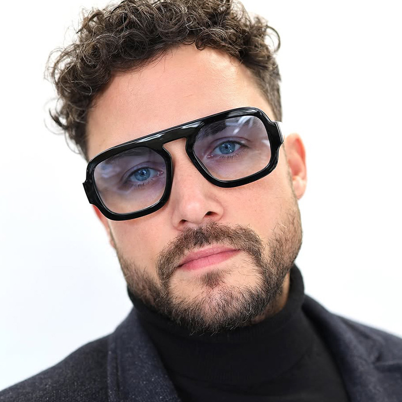 Men'S Fashion Glasses - ヴィンテージ風、大ぶりのスクエア型サングラス。レディース、メンズ、ブランド品。クラシックなデザインのサングラス、男女兼用。