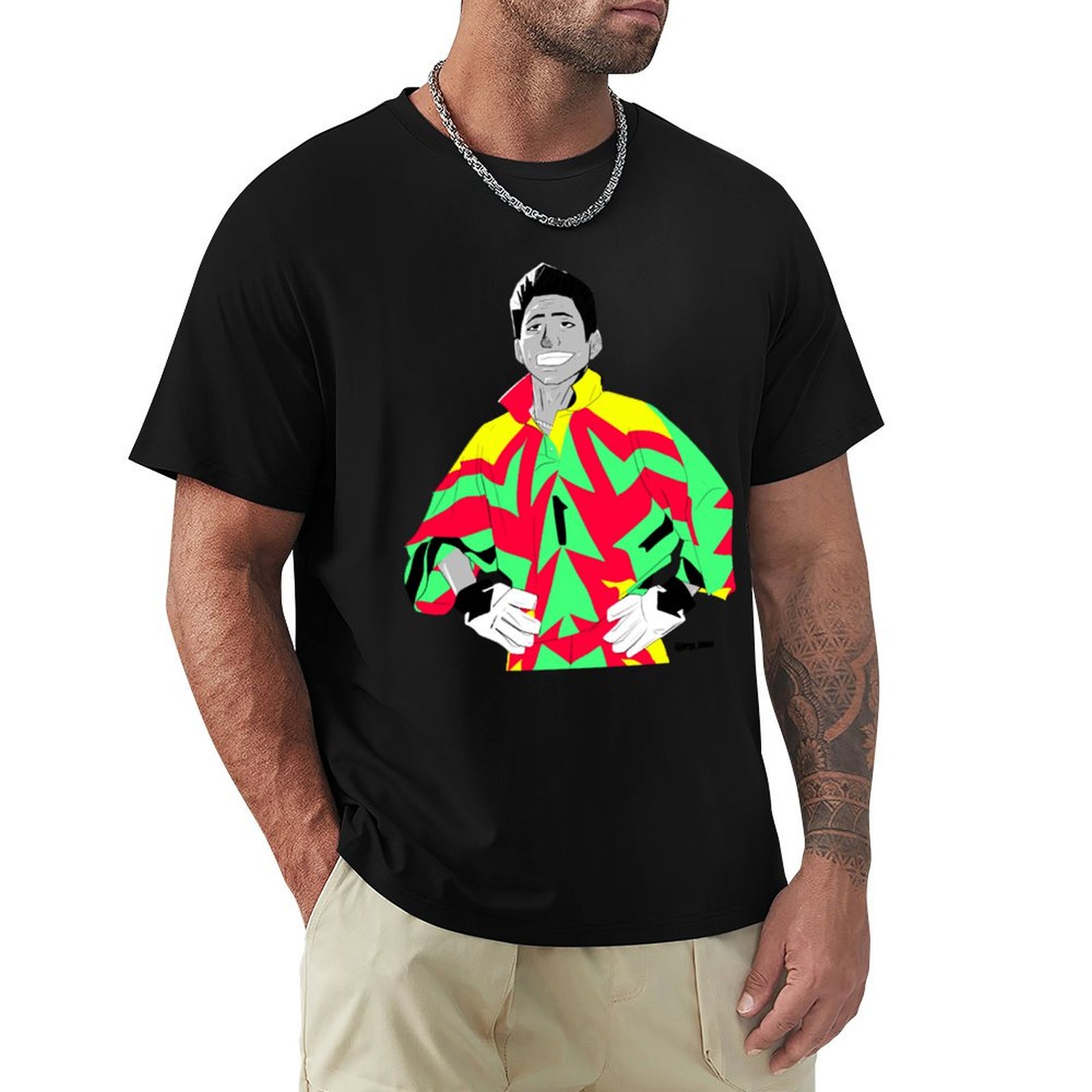 Mens Fashion Mexico - 不滅のホルヘ・カンポス メキシコ代表ゴールキーパー サッカーTシャツ ファッションカジュアル半袖Tシャツ