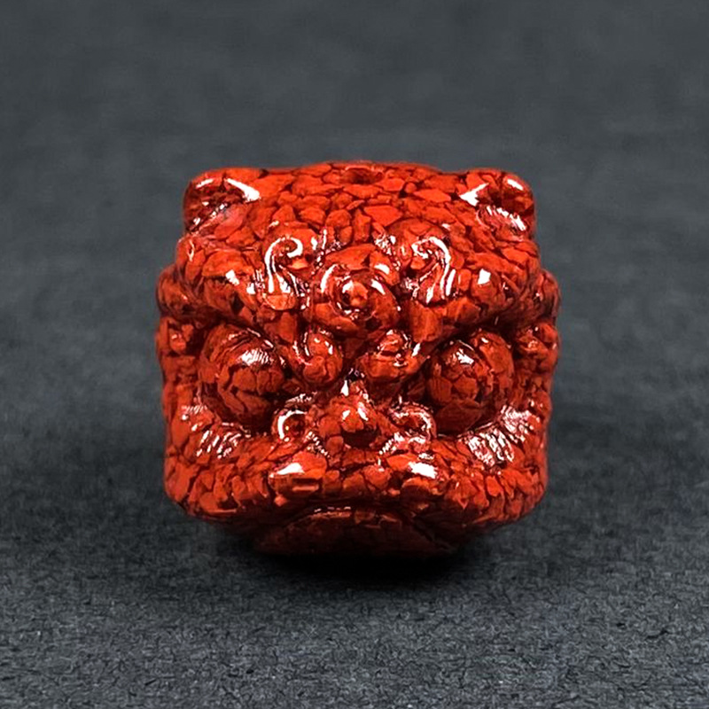 Men'S Fashion Accessories - 10pc 天然辰砂クリスタルライオンダンスビーズ DIY アクセサリーブレスレットイヤリングジュエリーファッションお守りギフト男性女性のための