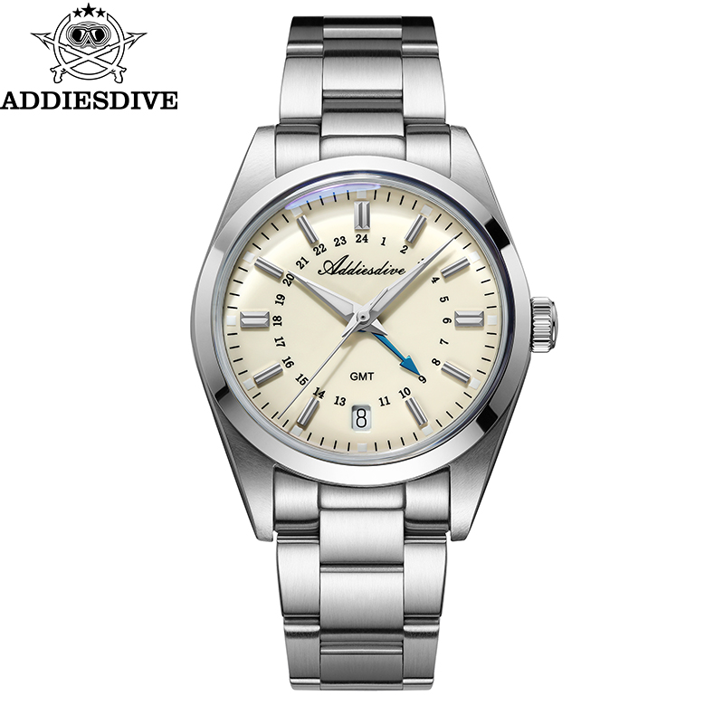 Men'S Fashion Luxury Brands - ADDIESDIVE ホットブランド 36 ミリメートル高級 GMT 腕時計ギフト男性