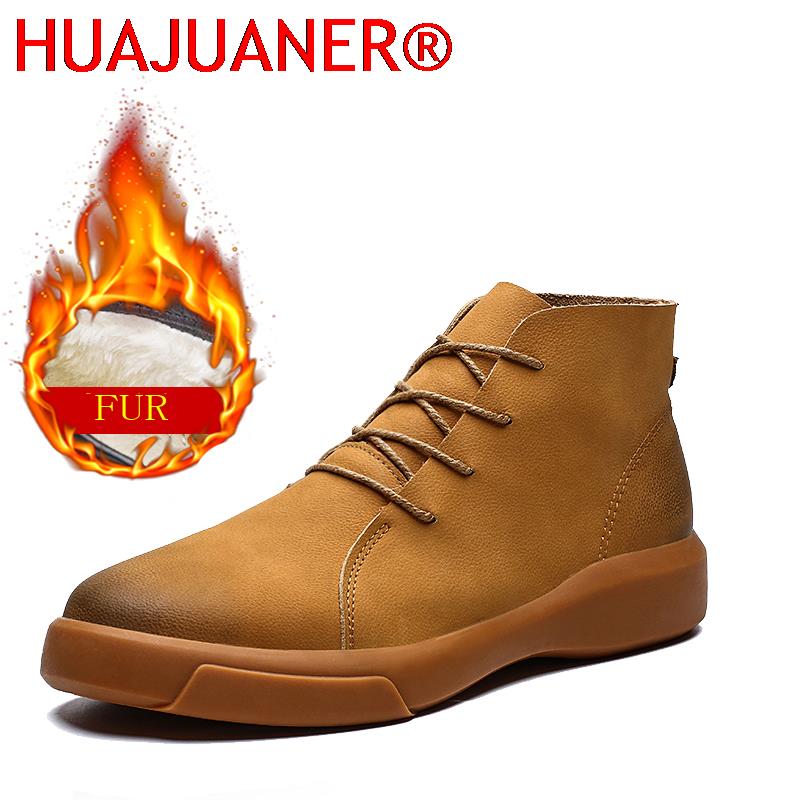 Men'S Fashion Luxury Brands - 高級ブランド 冬用ファー付き暖かいチェルシーブーツ メンズファッション ヴィンテージ アンクルブーツ テンドンソール