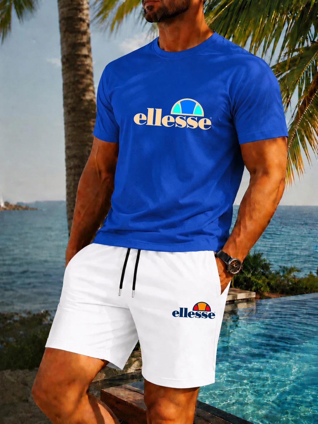 新作夏物カジュアル＆ファッショナブルなメンズクラシックラウン - Men'S Fashion Essentials のレビューと価格