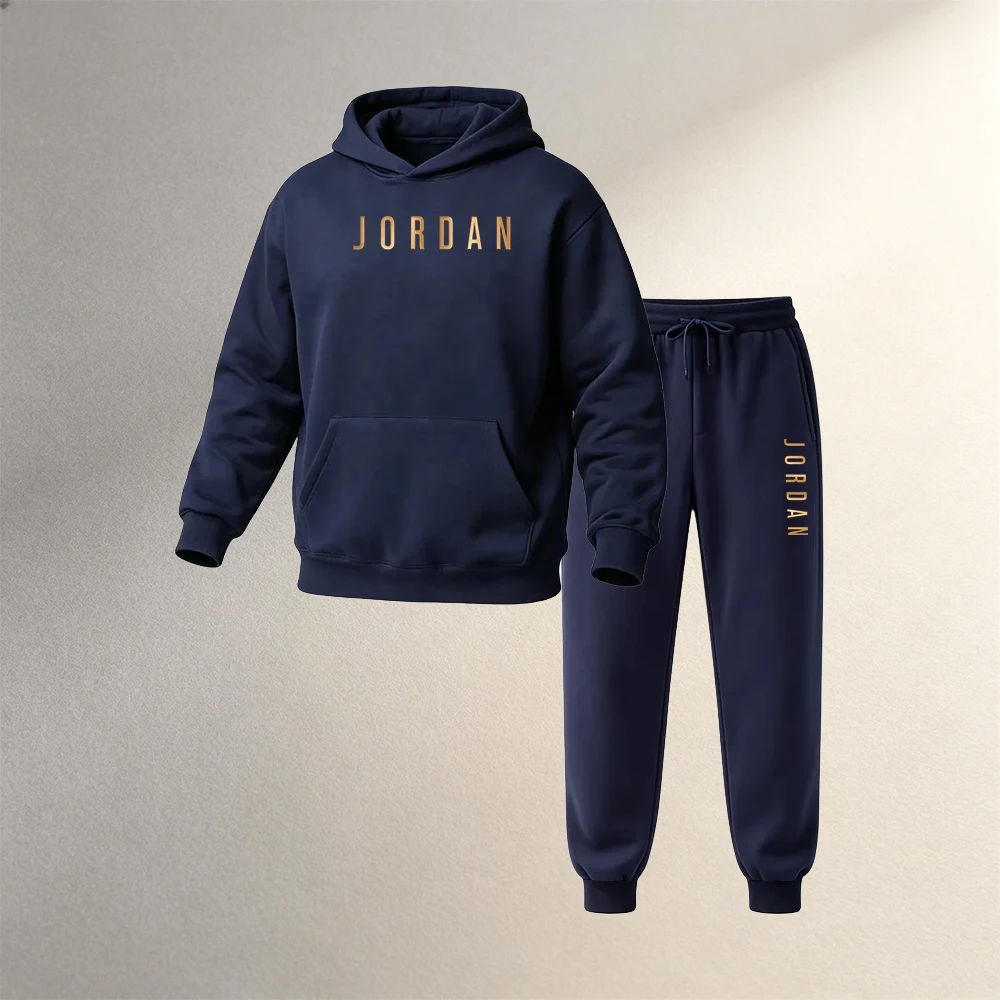 メンズ服 2ピース プルオーバーフーディー 秋冬 スポーツカ - Men'S Fashion Loose Pants のレビューと価格