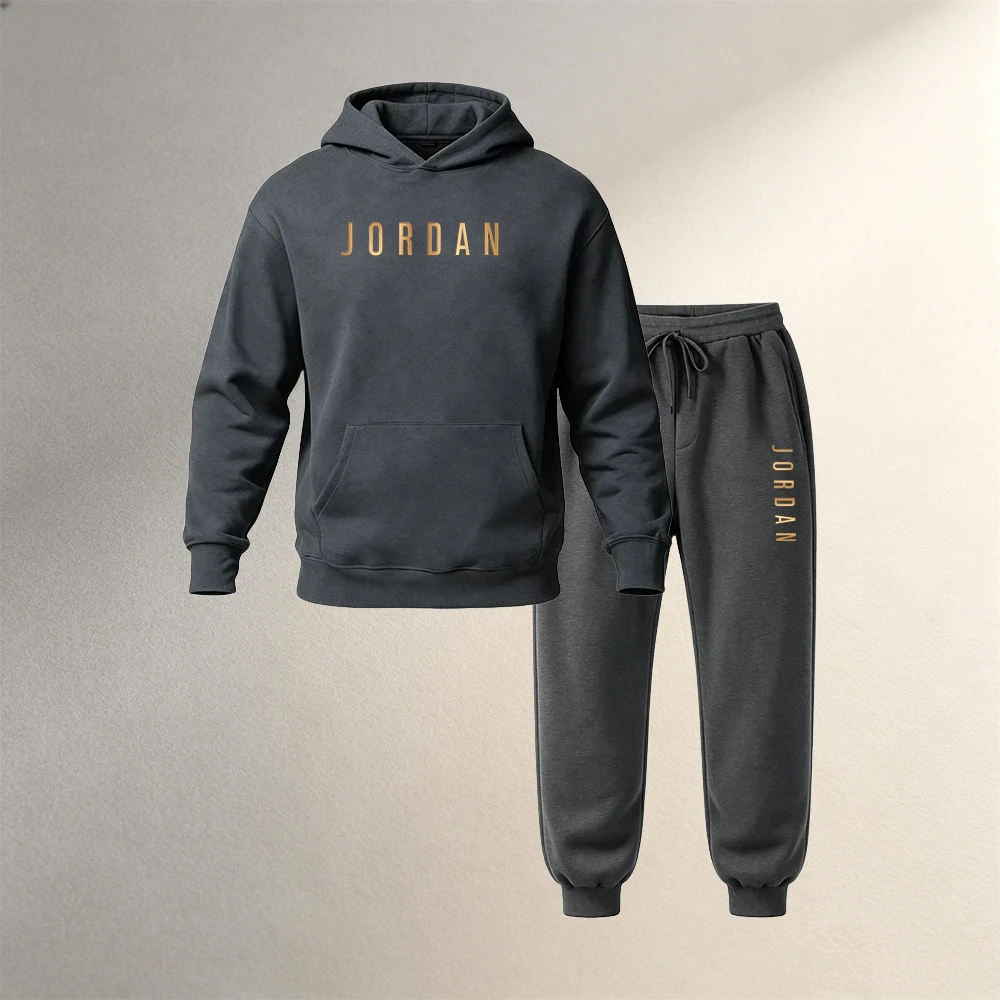 メンズ服 2ピース プルオーバーフーディー 秋冬 スポーツカ - Men'S Fashion Loose Pants のレビューと価格