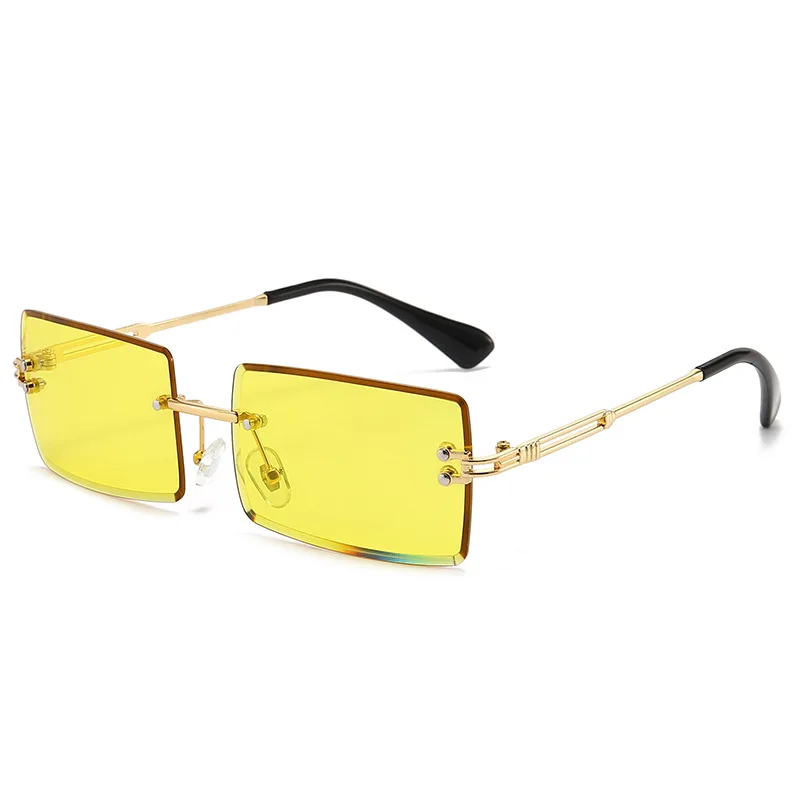 新作メタルフレームサングラス、ヴィンテージ風スクエア型、フレ - Men'S Fashion Glasses のレビューと価格