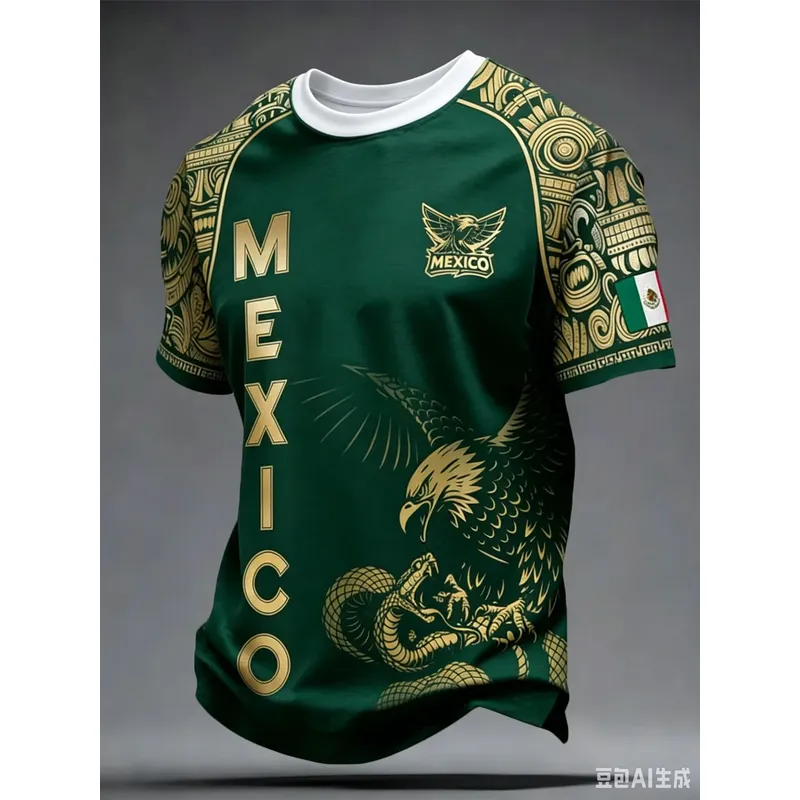 3Dデジタルプリント、メキシコ、アステカ、マヤ、トーテム柄、 - Mens Fashion Mexico のレビューと価格
