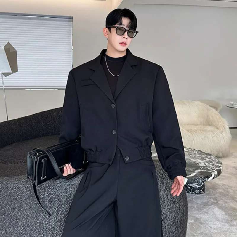 LUZHEN 春のブレザーネックカジュアルジャケット メンズ - Men'S Fashion Loose Pants のレビューと価格