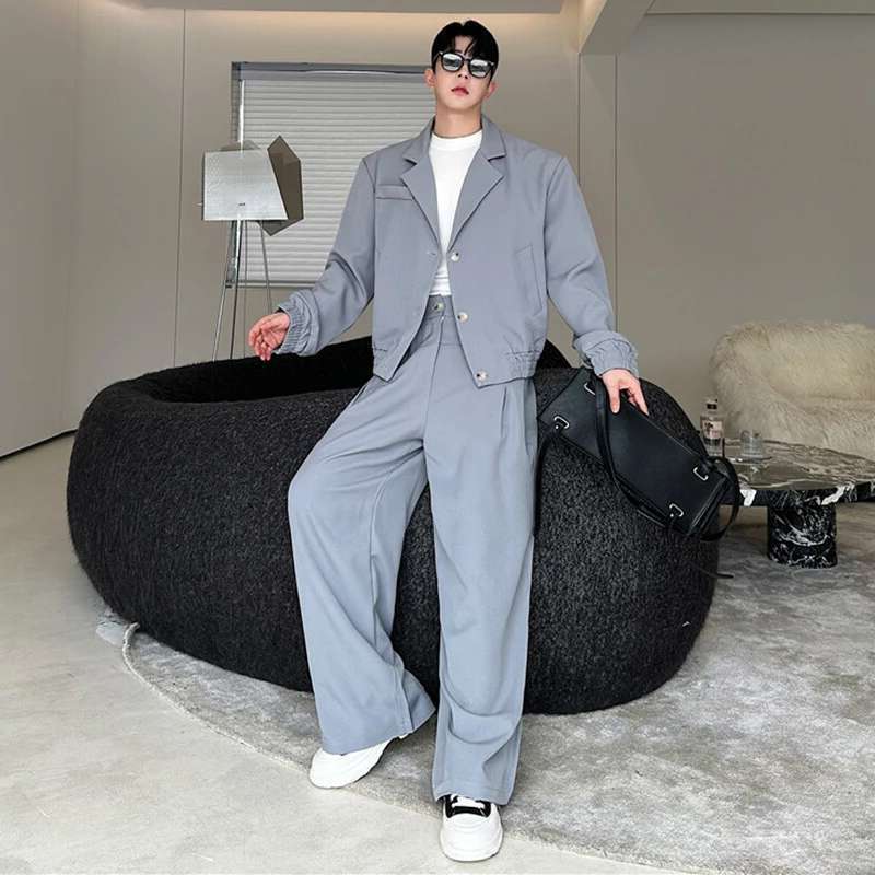 LUZHEN 春のブレザーネックカジュアルジャケット メンズ - Men'S Fashion Loose Pants のレビューと価格