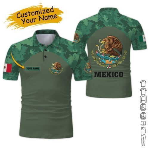 カスタマイズされたメキシコシンボルグラフィックポロシャツ夏カ - Mens Fashion Mexico のレビューと価格