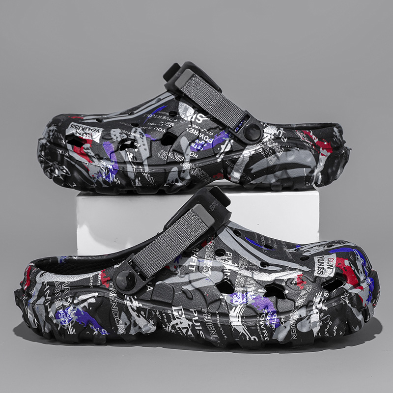 メンズスリッパ EVA 穴あき メンズミュール 滑り止めスリ - Mens Fashion Mullet のレビューと価格