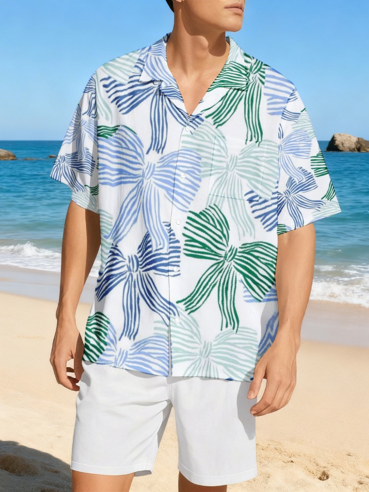 メンズ ハワイアン 2点セット ファッション ボウプリント  - Mens Fashion Suits のレビューと価格