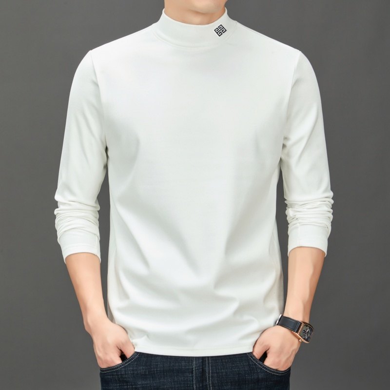 メンズファッショントレンド 無地セミハイネックベースTシャツ - Fashion Mens Shirt のレビューと価格