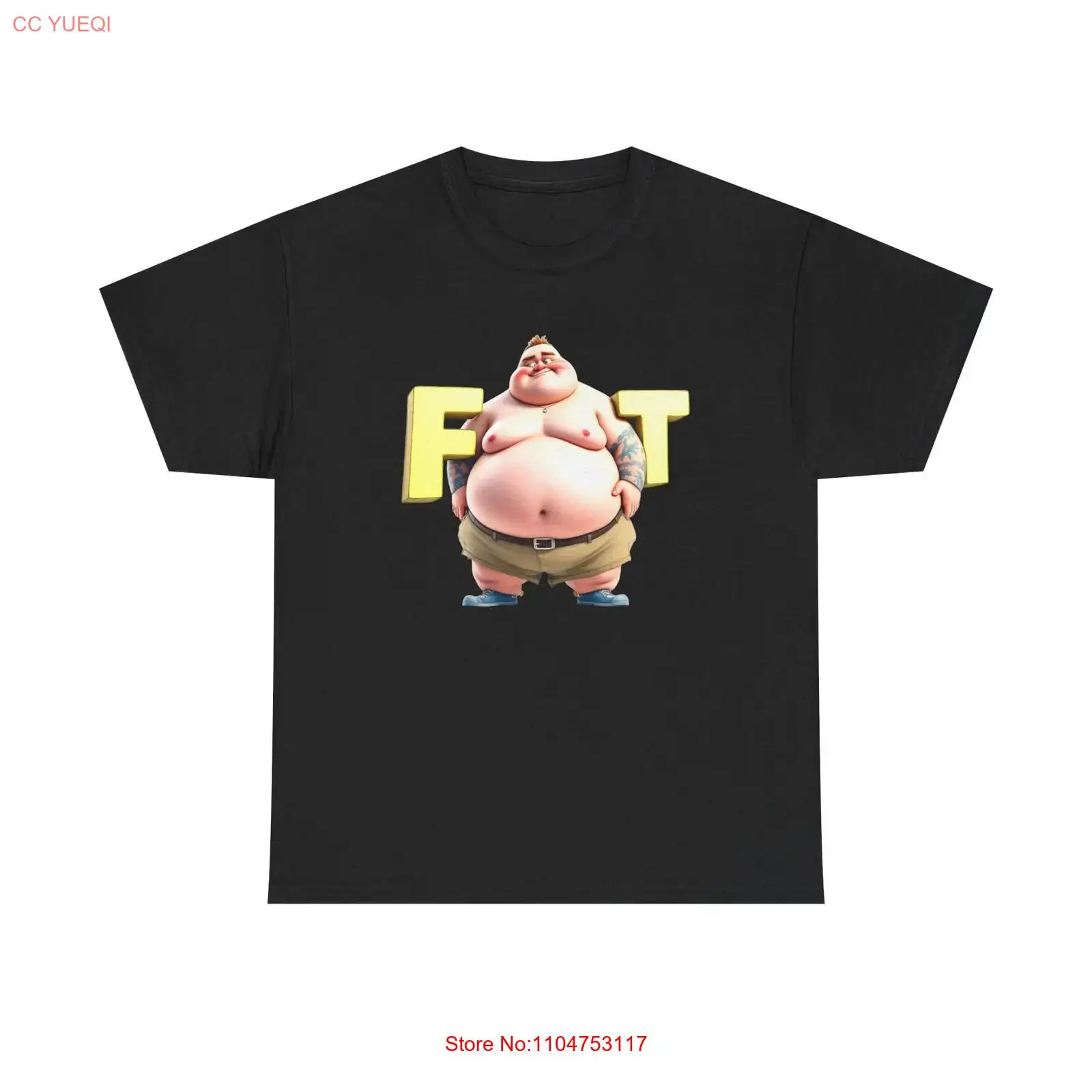 面白い太った男性用Tシャツ、斬新なユーモア、ビッグサイズ、レ - Men'S Fashion For Fat Guys のレビューと価格