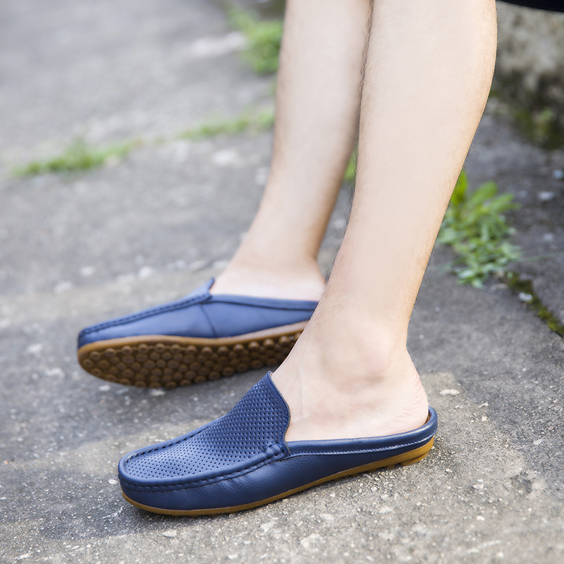 男性カジュアルローファーファッションアウトドア本革スリッパ夏 - Men'S Fashion Loafers のレビューと価格