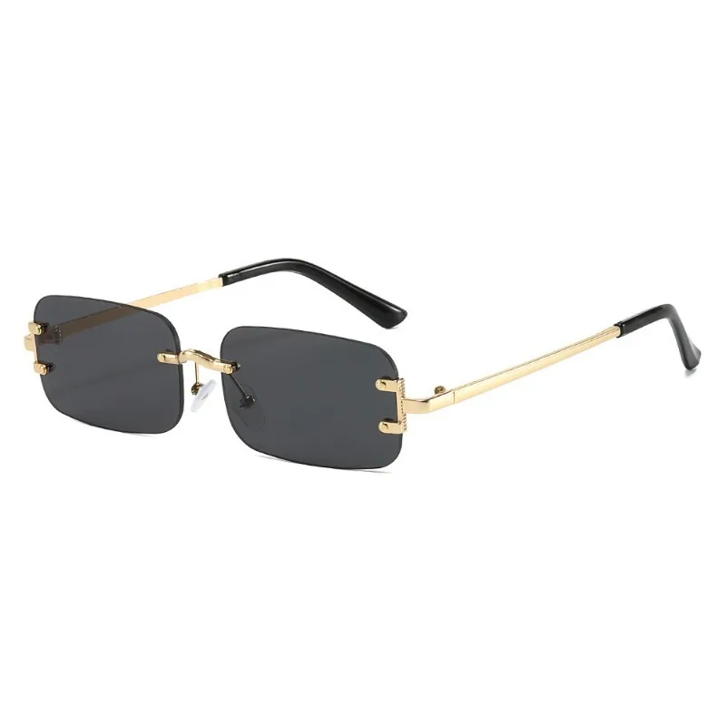 フレームレスのスクエア型サングラス。レディース、メンズ、高級 - Men'S Fashion Rimless Glasses のレビューと価格