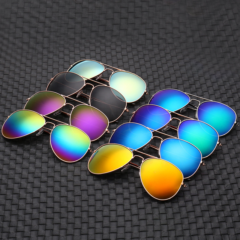 新しいダブルブリッジパイロットサングラス女性合金フレームポリ - Men'S Fashion Glasses のレビューと価格