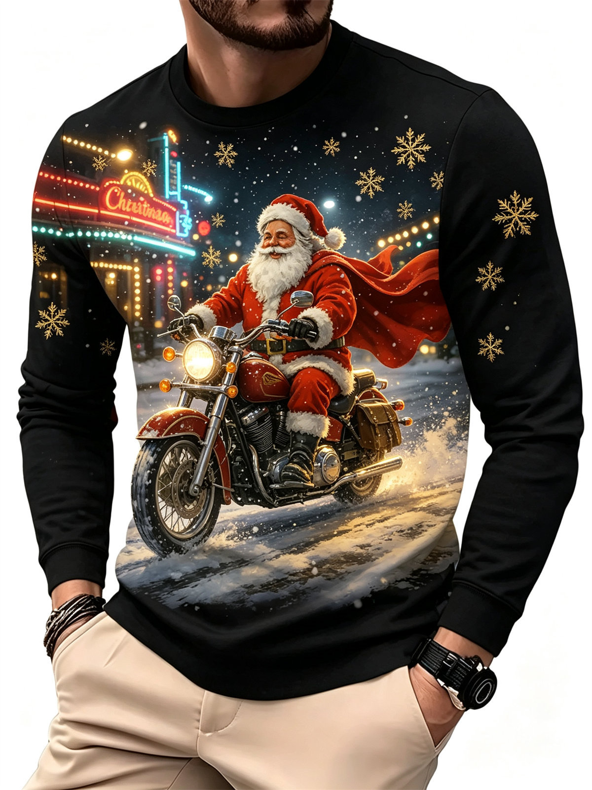 メンズ カジュアル ファッション 長袖Tシャツ グラデーショ - Fashion Mens Shirt のレビューと価格