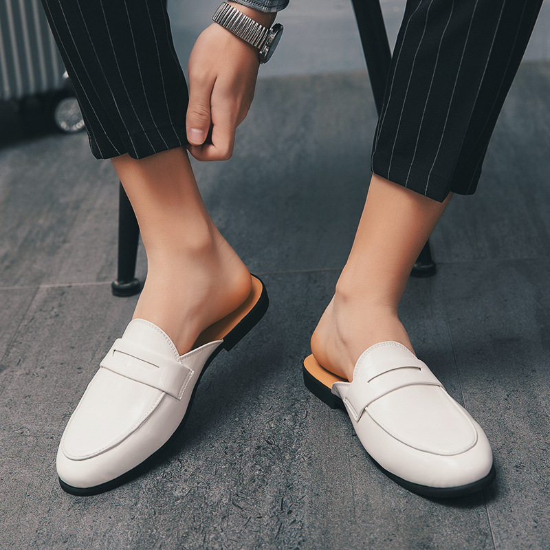 イタリアンデザイン メンズスリッパ パテントレザー ローファ - Men'S Fashion Loafers のレビューと価格
