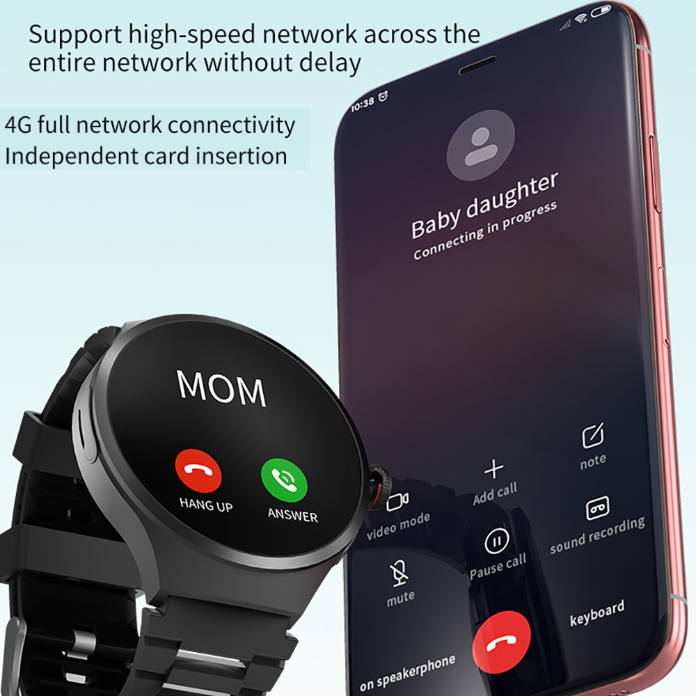 新型4Gビデオ通話対応スマートウォッチ、男女兼用、Bluet - Men'S Fashion App のレビューと価格