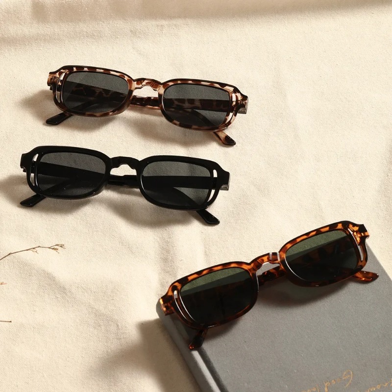 豪華な長方形サングラス女性オーバルヴィンテージブランドデザイ - Men'S Fashion Glasses のレビューと価格