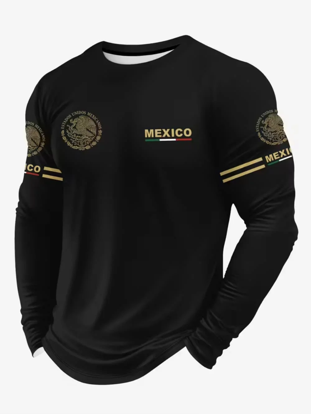 メンズメキシコイーグルプリントTシャツ、ファッショナブルで快 - Men'S Fashion Essentials のレビューと価格