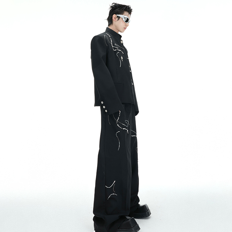 LUZHEN チェーンパッドパール 2026 装飾付きショル - Men'S Fashion Loose Pants のレビューと価格
