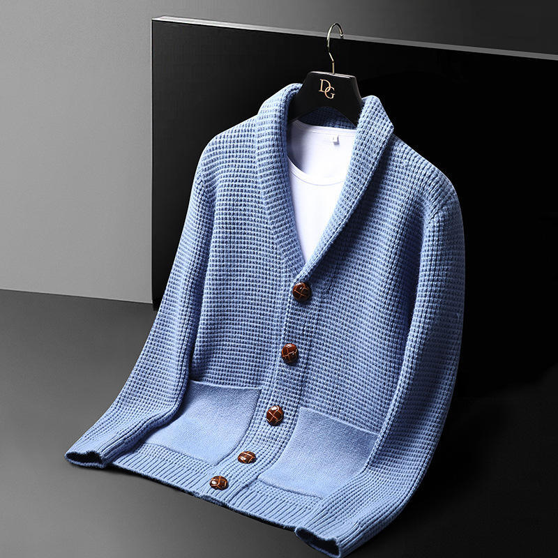 高級ラグジュアリーニットジャケット、メンズ用新作長袖セーター - Mens Fashion Mullet のレビューと価格
