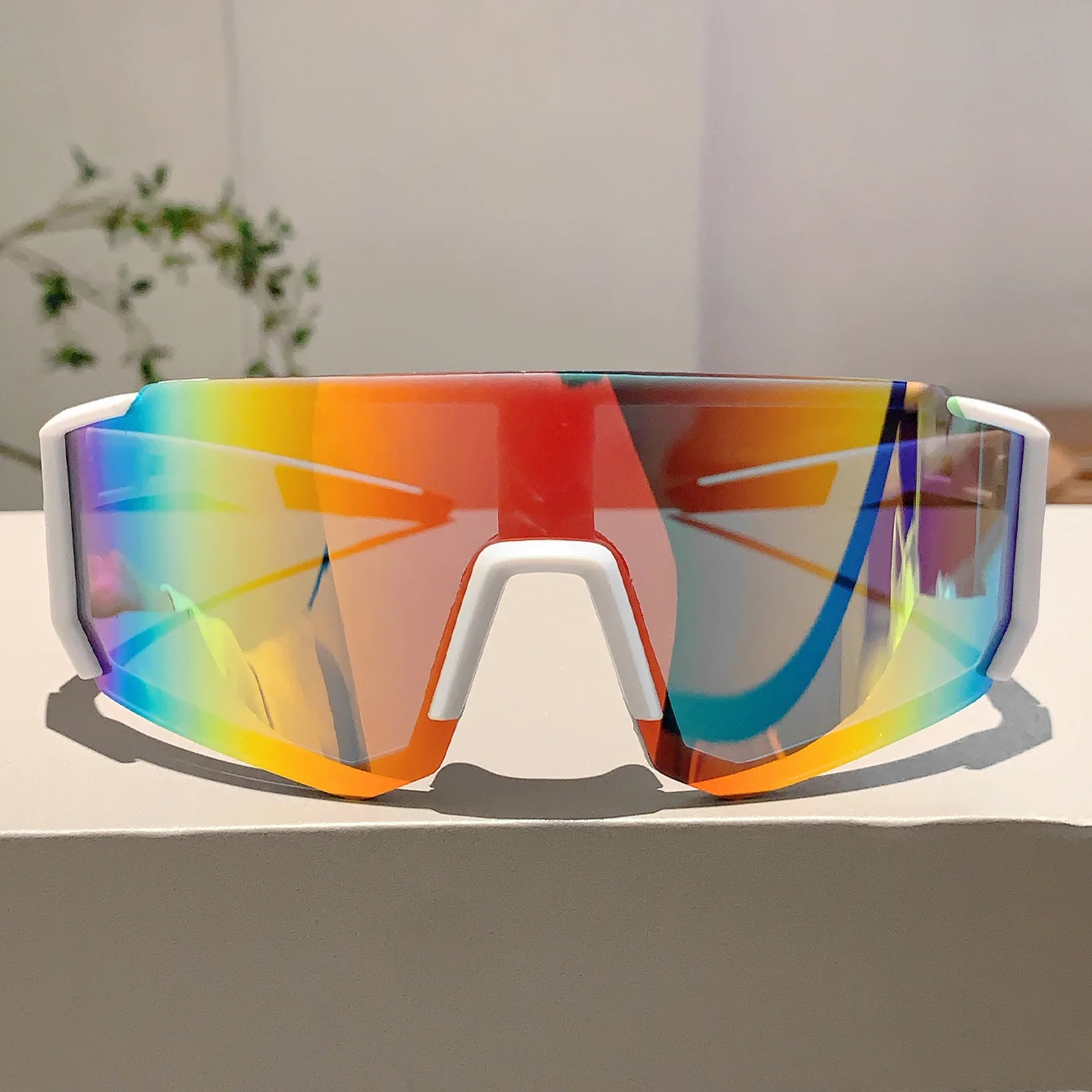 男性用アウトドアスポーツサングラス 軽量オーバーサイズ メン - Men'S Fashion Glasses のレビューと価格