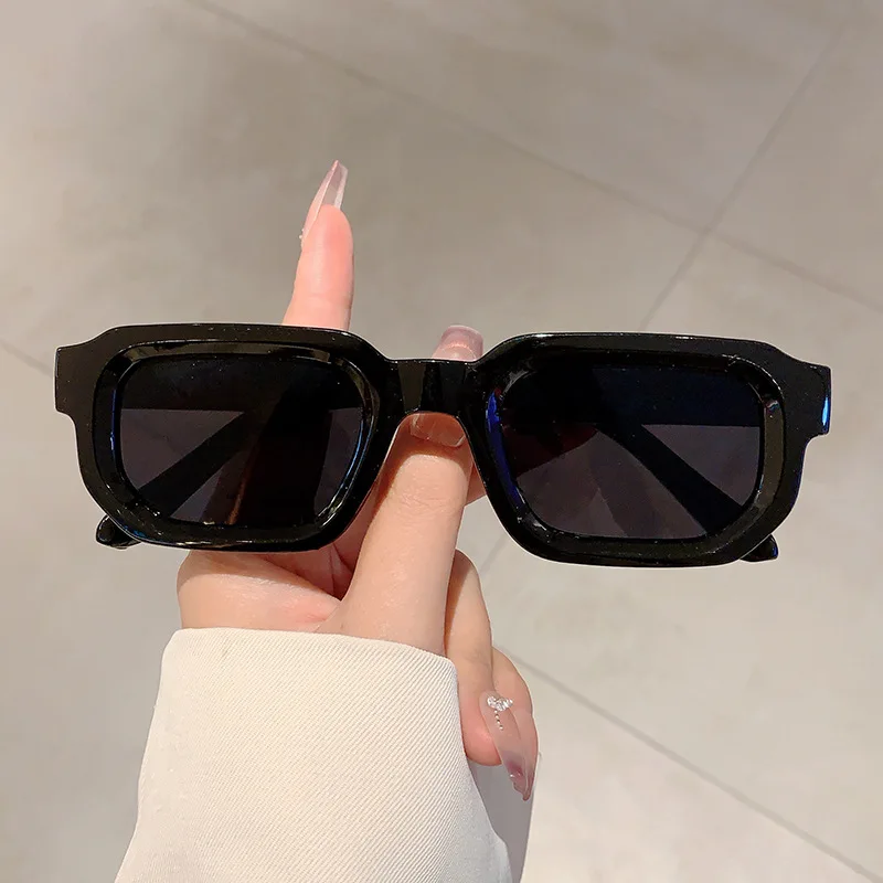 ヴィンテージ長方形フレームサングラスアウトドアマンサングラス - Men'S Fashion Glasses のレビューと価格