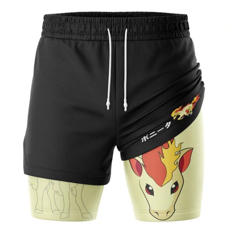 ファッショナブルなプリント柄メンズフェイクツーピース5セント - Men'S Fashion Loose Pants のレビューと価格