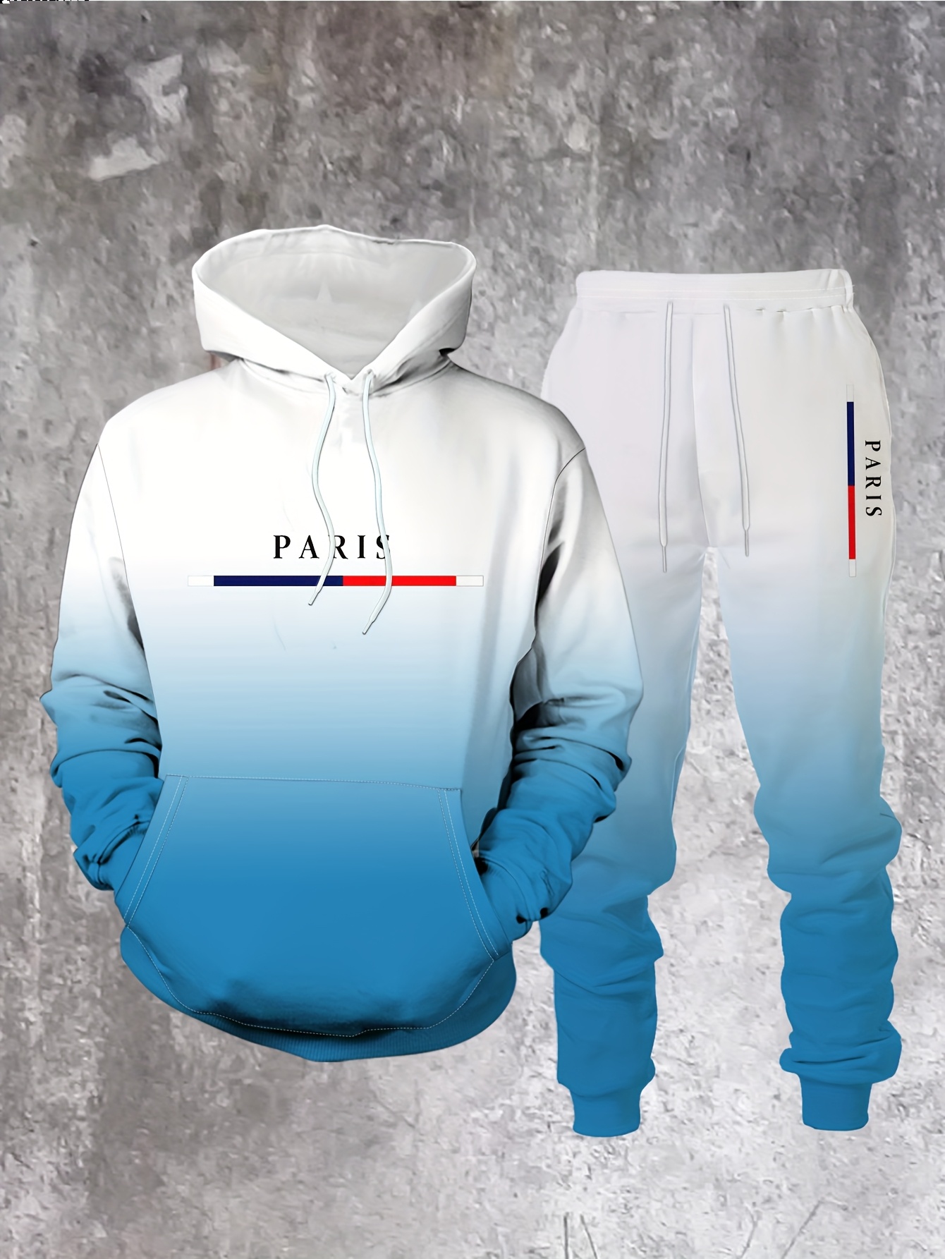 グラデーションカラーパリトラックスーツ衣装メンズストリートフ - Paris Fashion Men のレビューと価格