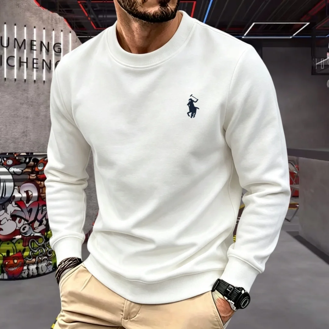 柔らかいコットン素材を使用した、高級ブランドのメンズ長袖ラウ - Fashion Mens Shirt のレビューと価格