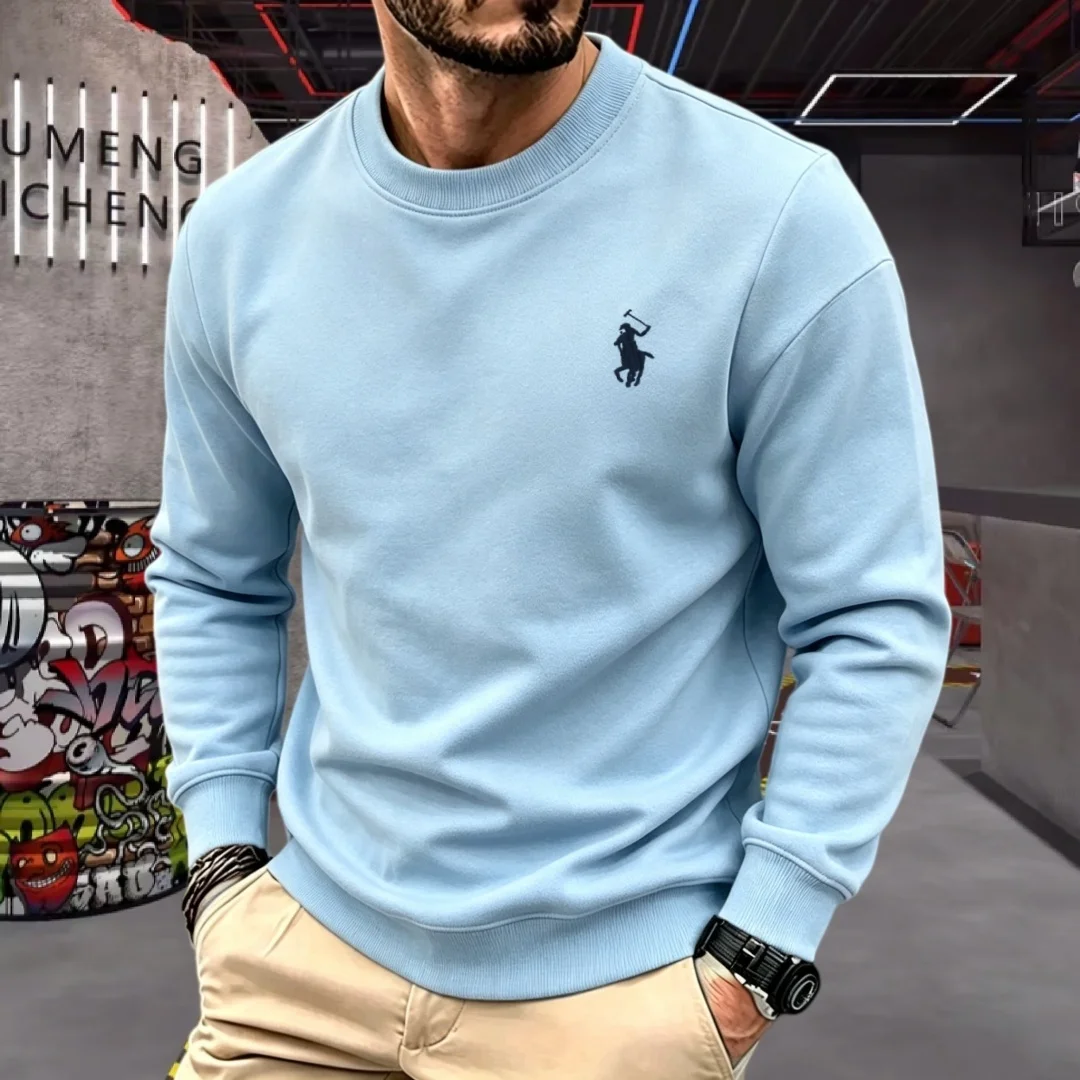 柔らかいコットン素材を使用した、高級ブランドのメンズ長袖ラウ - Fashion Mens Shirt のレビューと価格