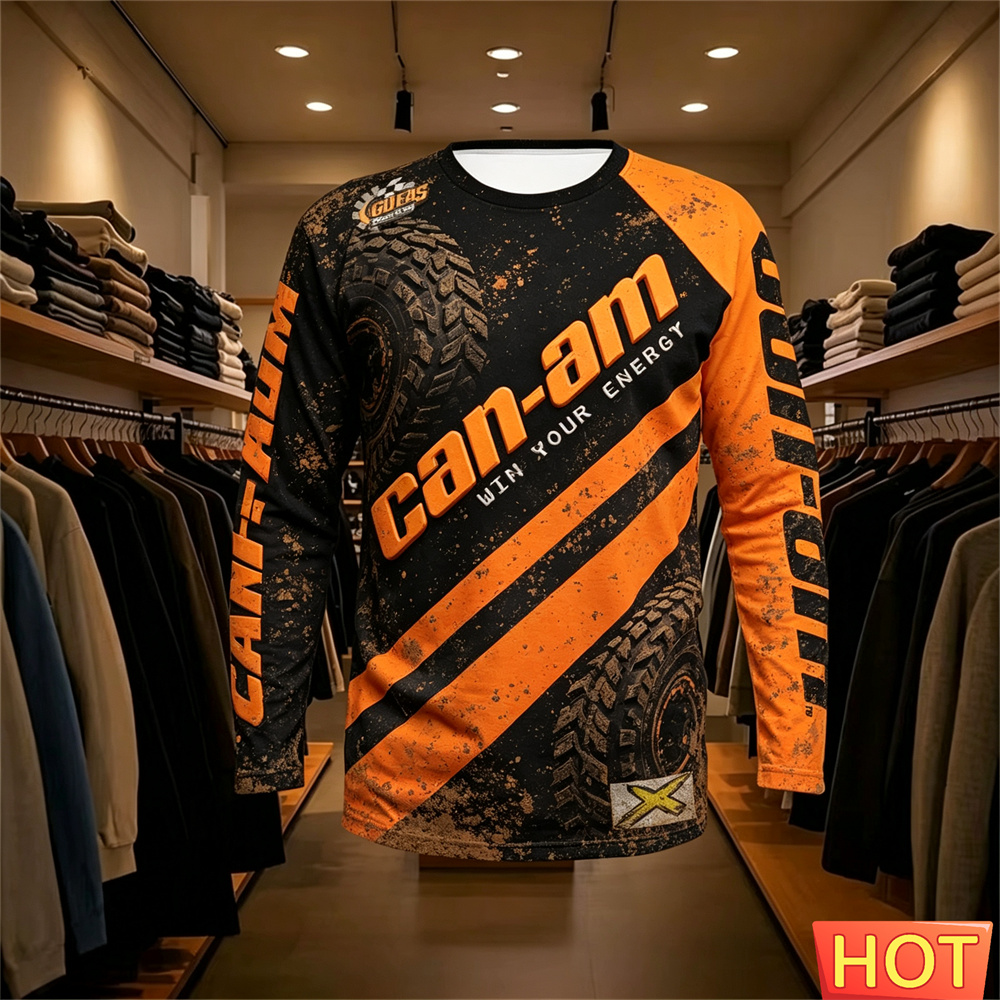 バイクレース用長袖ラウンドネックTシャツ、男女兼用、ファッシ - Men'S Fashion Essentials のレビューと価格