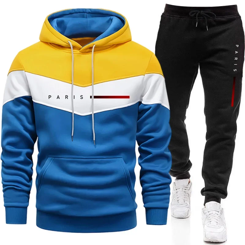 パリファッションメンズフーディセットデイリーカジュアルスポー - Paris Fashion Men のレビューと価格