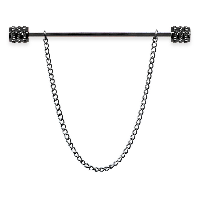 新しいメンズブローチシャツスタンドアップカラーピン固定クラス - Men'S Fashion Accessories のレビューと価格