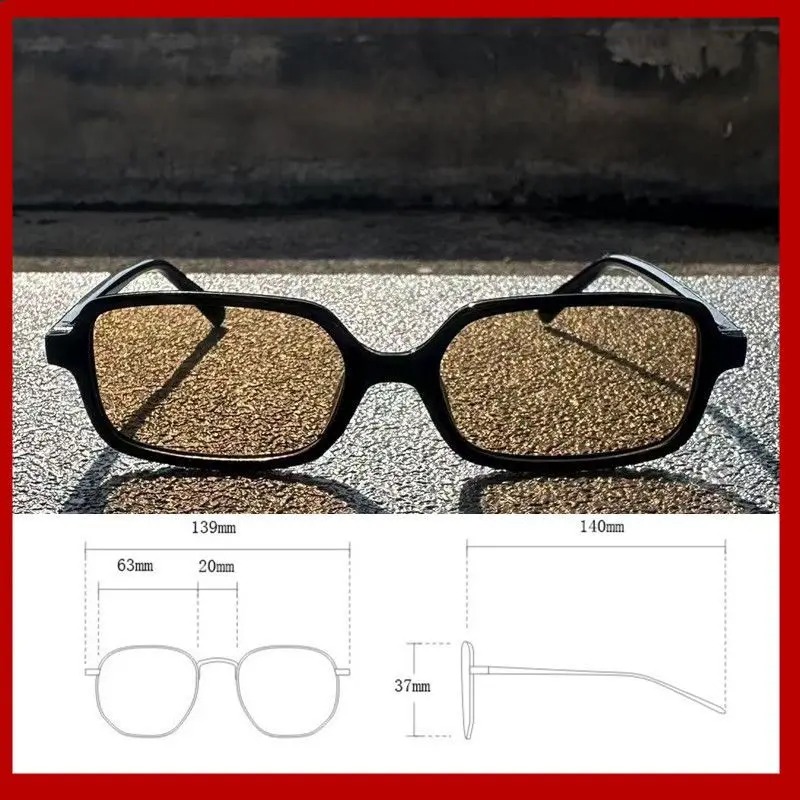 新しいセクシーな小型長方形サングラス ファッション レディー - Men'S Fashion Glasses のレビューと価格