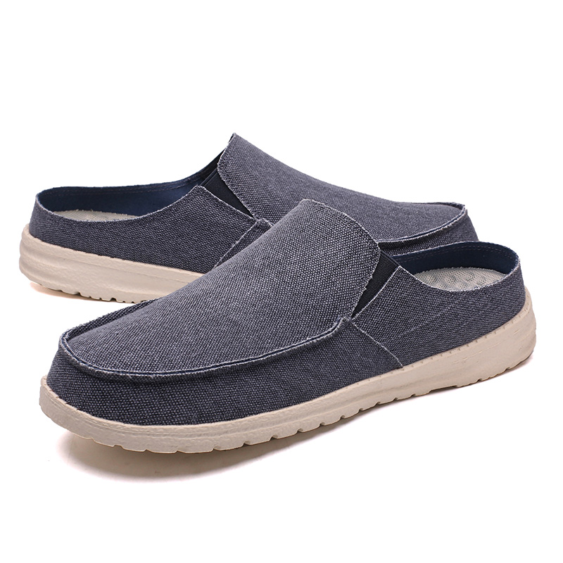 裸足の男カジュアル靴カバー軽量とローファー通気性ハーフドラッ - Men'S Fashion Loafers のレビューと価格