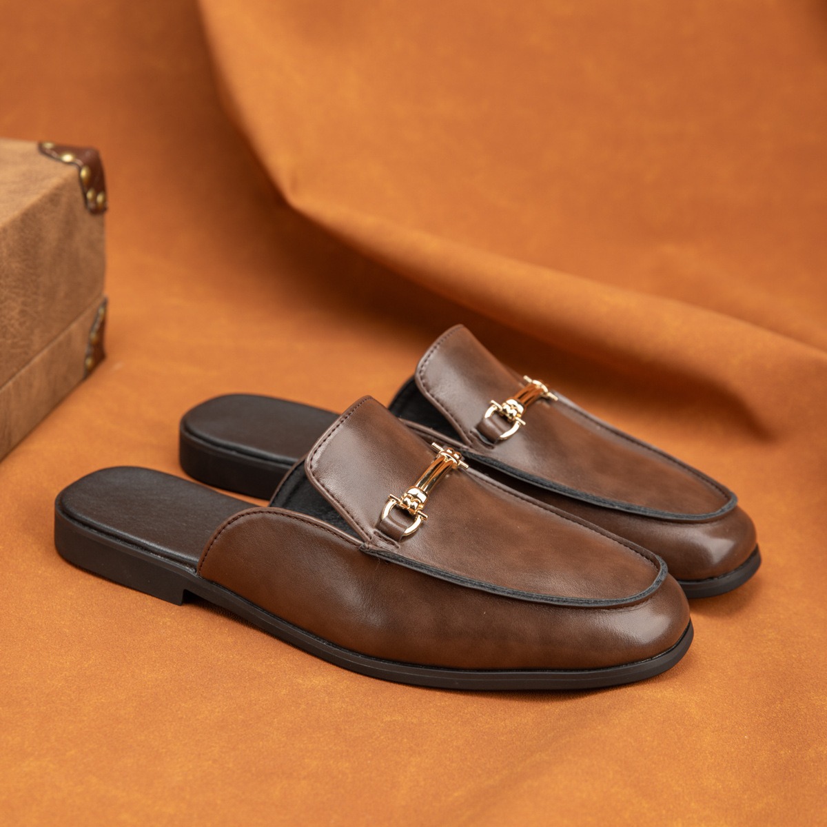 38-47サイズのミュールシューズ、メンズホースビットローフ - Men'S Fashion Loafers のレビューと価格