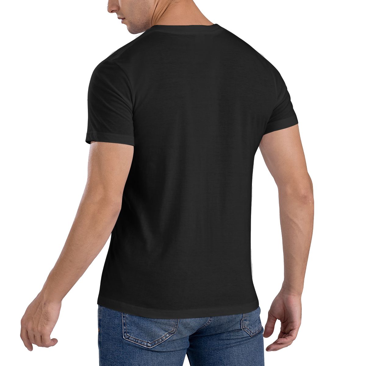 メンズカジュアルクルーネックTシャツ、抽象的なグラフィックプ - Men'S Fashion App のレビューと価格