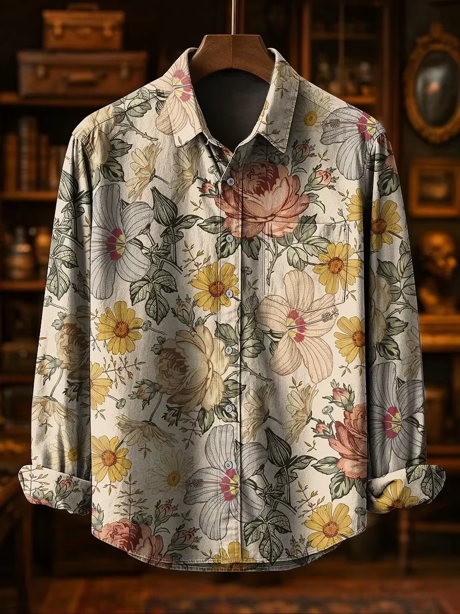 メンズファッション カジュアルファッション パッチワークデザ - Fashion Mens Shirt のレビューと価格